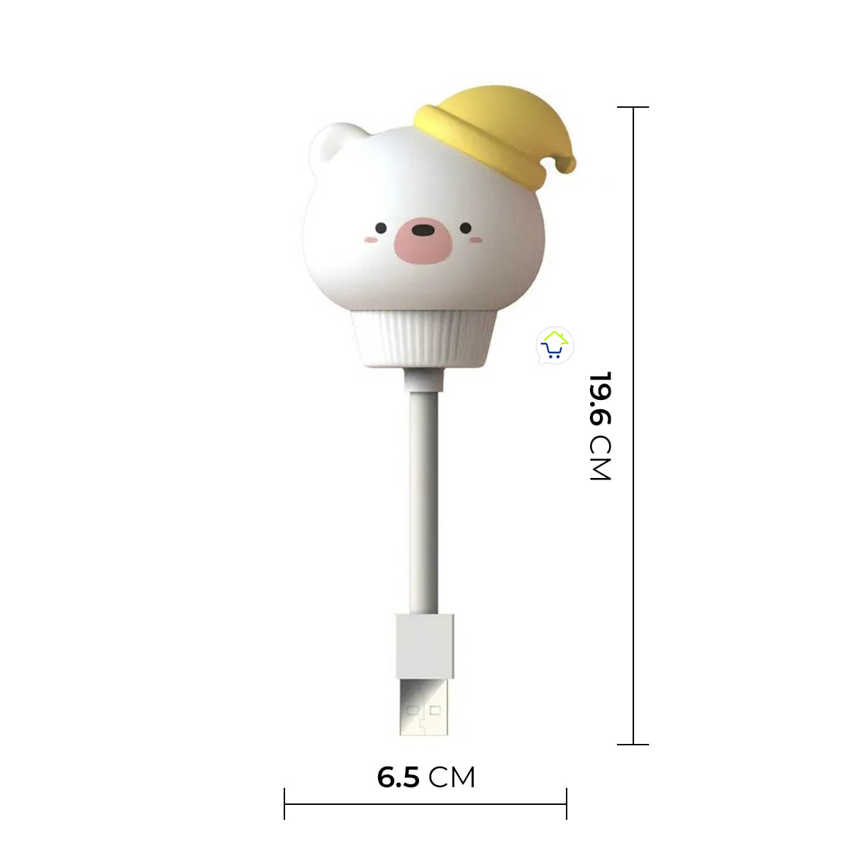  Luz De Noche Led Usb Kawaii 7lam 